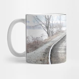 Winter Railroad Mug